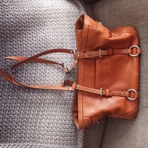 Coach leather bag